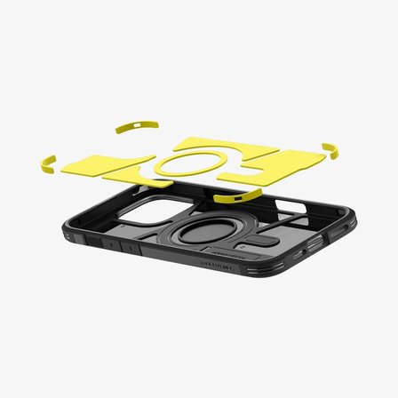 Spigen iPhone 16 Pro Max Kılıf Tough Armor AI MagFit MagSafe özellikli Kickstand Black - OUTLET