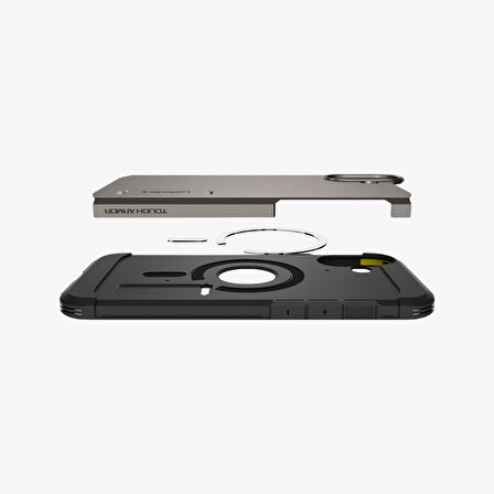 Spigen iPhone 16 Plus Kılıf Tough Armor AI MagFit MagSafe Özellikli
