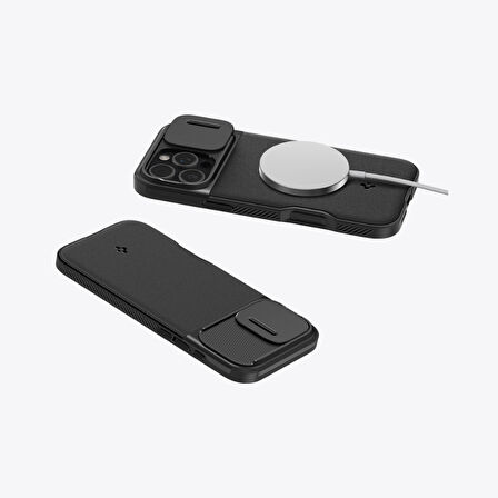 Spigen iPhone 16 Pro Kılıf Optik Armor MagFit MagSafe Özellikli