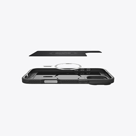 Spigen iPhone 16 Pro Kılıf Optik Armor MagFit MagSafe Özellikli