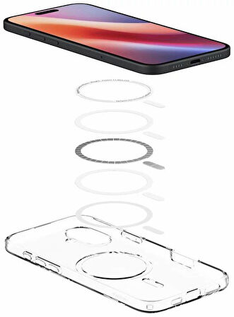 Spigen iPhone 16 Kılıf Liquid Crystal MagFit MagSafe Özellikli