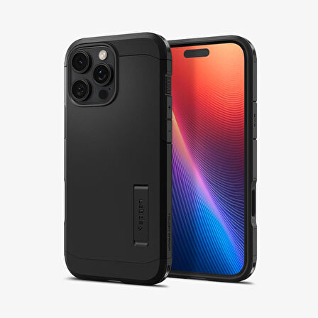 Spigen iPhone 16 Pro Max Kılıf Tough Armor AI T (Kamera Buton Korumalı) MagFit MagSafe Özellikli