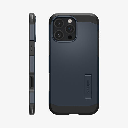 Spigen iPhone 16 Pro Kılıf Tough Armor AI T (Kamera Buton Korumalı) MagFit MagSafe Özellikli