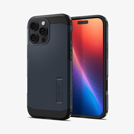 Spigen iPhone 16 Pro Kılıf Tough Armor AI T (Kamera Buton Korumalı) MagFit MagSafe Özellikli