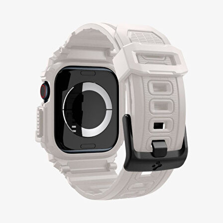 Spigen Apple Watch 46mm Seri 10 Kılıf & Kordon Kayış Rugged Armor Pro