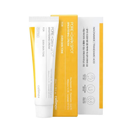 Celimax Pore Dark Spot Brightening Cream 35ml / Leke Karşıtıcı Beyazlatıcı Krem(GLOBALCARE)
