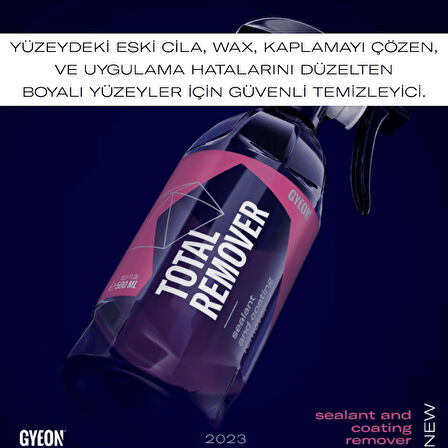 GYEON Q²M Total Remover Balmumu Wax Cila Çözücü Koruma Sökücü - 500 ml