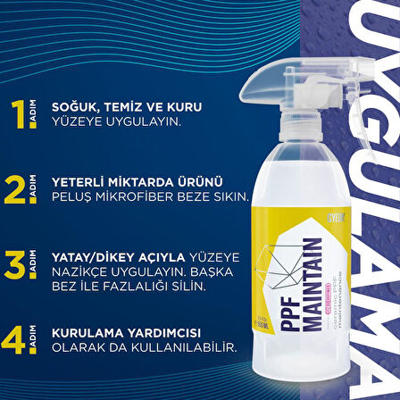 GYEON Q²M PPF Maintain REDEFINED PPF Folyo Bakım Ve Koruma Cilası - 500 ml -Seramik Sprey Wax