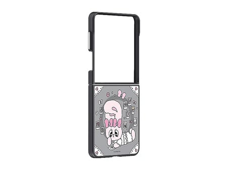 SAMSUNG Galaxy Z Flip8 Aynalı Magnet Kılıf (Esther Bunny)