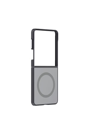 Samsung Galaxy Z Flip8 Aynalı Magnet Kılıf - Gümüş