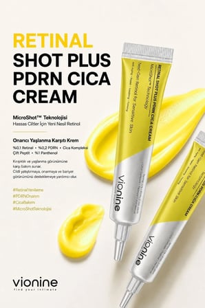 Vionine Retinal Shot Plus PDRN Cica Krem ve Göz Kremi 2'li Set