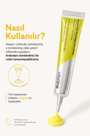 Vionine Retinal Shot Plus PDRN Cica Krem ve Göz Kremi 2'li Set