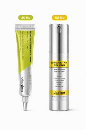 Vionine Retinal & Retinol MicroShot™ Plus Set 20 ml Krem ve 50 ml Serum