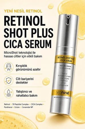 Vionine Retinal & Retinol MicroShot™ Plus Set 20 ml Krem ve 50 ml Serum