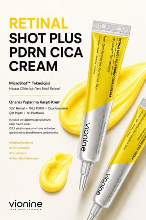 Vionine Retinal & Retinol MicroShot™ Plus Set 20 ml Krem ve 50 ml Serum