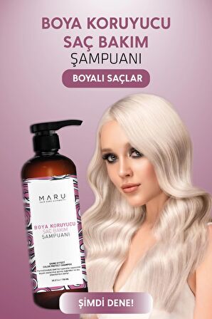 Maru Renklendirme Işlemi Görmüş Saçlar Için Renk Koruyucu Şampuan 750 ml