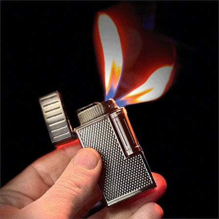 Colibri Julius Çift Alevli Puro Çakmağı Gümüş