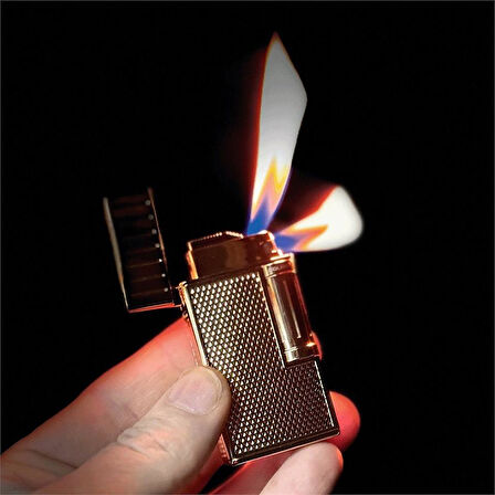 Colibri Julius Çift Alevli Puro Çakmağı Altın