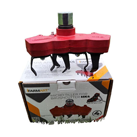 Farmart MK4 Benzinli Tırpan Çapa Aparatı Dört Bıçaklı 