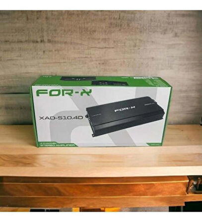 FOR-X XAD-510.4D-4X500W RMS-KALİTELİ PROFESYONEL ÜST SEVİYE OTO ANFİ
