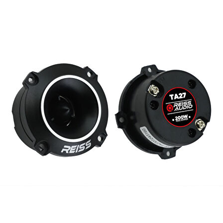 REİSS AUDİO RS-TA27-200W MAX-100W GERÇEK RMS -KALİTELİ PROFESYONEL 7.5 CM DOME TWEETER-2ADET