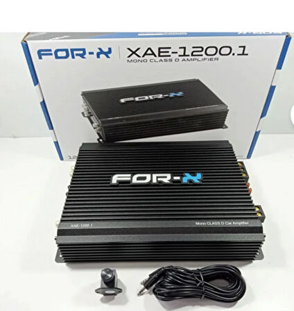 FOR-X XAE-1200.1-1 X 1200W GERÇEK RMS-KALİTELİ PROFESYONEL BAS KUMANDALI MONO ANFİ
