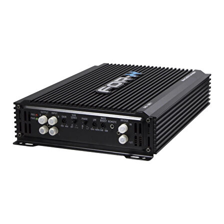 FOR-X XAE-1200.1-1 X 1200W GERÇEK RMS-KALİTELİ PROFESYONEL BAS KUMANDALI MONO ANFİ