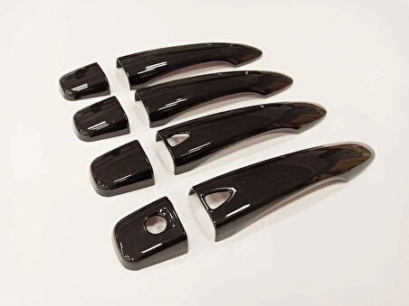 Honda City 2020+ Kapı Kolu Kaplama Smart Key - Piano Black