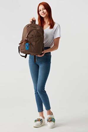Sırt Çantası Suya Dayanıklı Krinkıl Laptop Seyahat Okul Spor Çantası 18LT 40x30x15cm 
