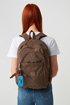 Sırt Çantası Suya Dayanıklı Krinkıl Laptop Seyahat Okul Spor Çantası 18LT 40x30x15cm 
