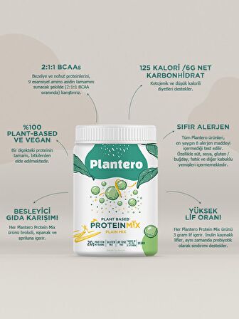 Plantero Plain Protein Blend Isolate ™ Supergreens Mix Vitamins