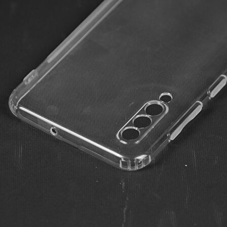 Gpack Samsung Galaxy A70 Kılıf Kamera Korumalı Şeffaf Silikon