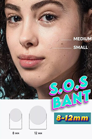 Sos Band Acil Durum Bandı 144 Adet Akne Sivilce Bandı Acne Patch XL144