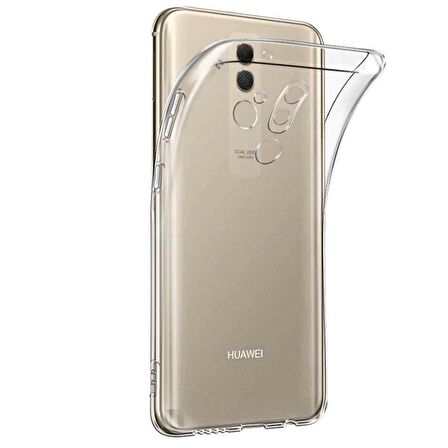 Gpack Huawei Mate 20 Lite Kılıf Kamera Korumalı Şeffaf Silikon