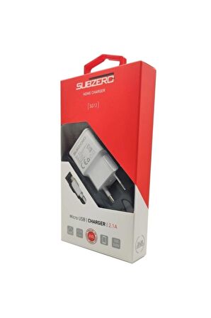 Subzero SG12 Micro USB Hızlı Şarj Aleti Beyaz