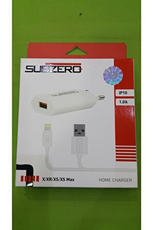 Subzero iP10 Lightning Hızlı Şarj Aleti Beyaz