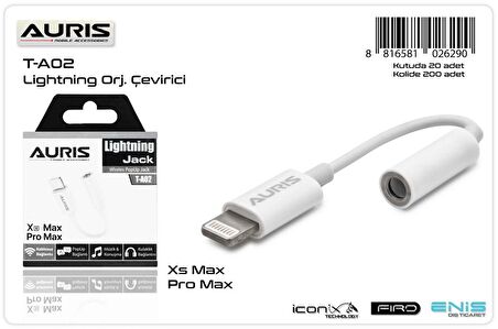 Auris ARS-M50 B.Tooth AUX ÇEVİRİCİ LİGHTNİNG
