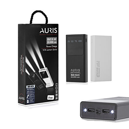 K29 POWERBANK AURIS 44,5WATT 12.000 MAH