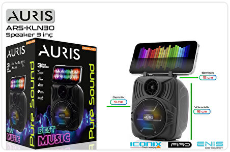 Bluetooth Hoparlör Usb-Sd Auris ARS-KLN30