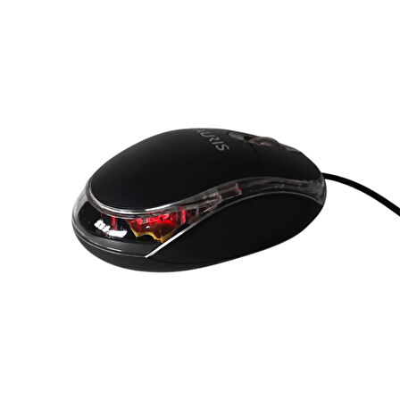 Auris MS02 Kablolu Işıklı Optik Mouse