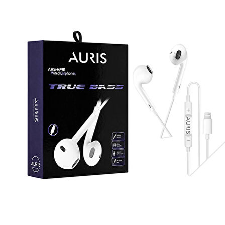 Auris HF51 Lightning Kulak içi Tak Çalıştır Kulaklık