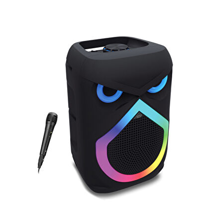 Auris KLN140 25W 8 inç Mikrofonlu RGB Bluetooth Hoparlör