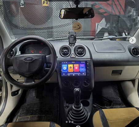 FOR-X FORD FİESTA-FUSİON(2002-2005)-9''ANDROİD GERÇEK 2+32 GB / 4 ÇEKİRDEK 1.6Ghz / WIFI 5.0Ghz / BT 5.4-KABLOSUZ CARPLAY-HD KAMERALI-TEKNİK DESTEKLİ