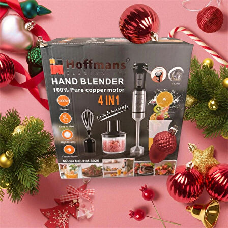 hoffmans 4in1 hand blender seti hm-8026