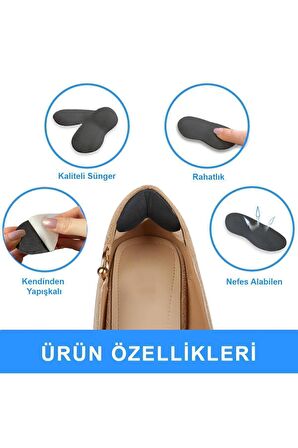SP02 - Yapışkanlı Bilek Koruma | Topuk Vurma Önleyici Ve Ayakkabı Daraltma Yumuşak Sünger Ped