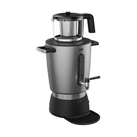 Beko SE 8036 I 2200 W İnoks Cam Demlikli Çelik Semaver