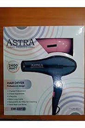 Astra 8818 Turbo Profesyonel Pembe 2400 W Saç Kurutma Makinesi