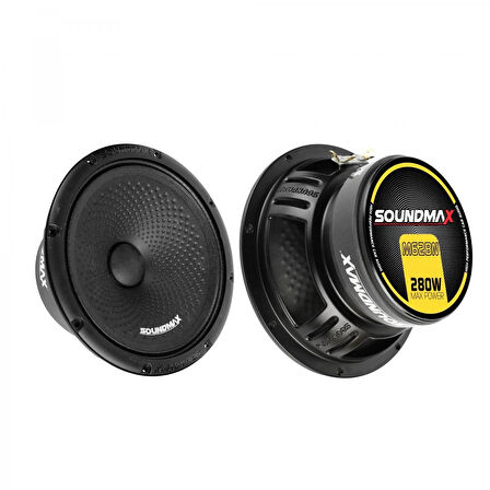 SOUNDMAX SX-M62BN-280W MAX-140W RMS-KALİTELİ-PROFESYONEL-YENİ SERİ 16CM MİDRANGE HOPARLÖR
