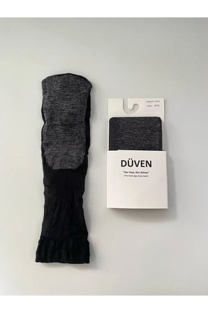 2'Li Siyah Mat Burunlu Comfort Soket Cotton Kısa Çorap