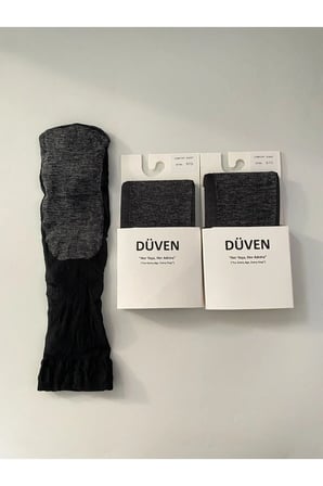 2'Li Siyah Mat Burunlu Comfort Soket Cotton Kısa Çorap